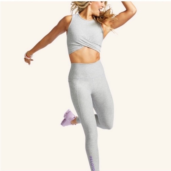 Beyond Yoga Pants - BEYOND YOGA X PELOTON Leggings Spacedye Gray Size Small